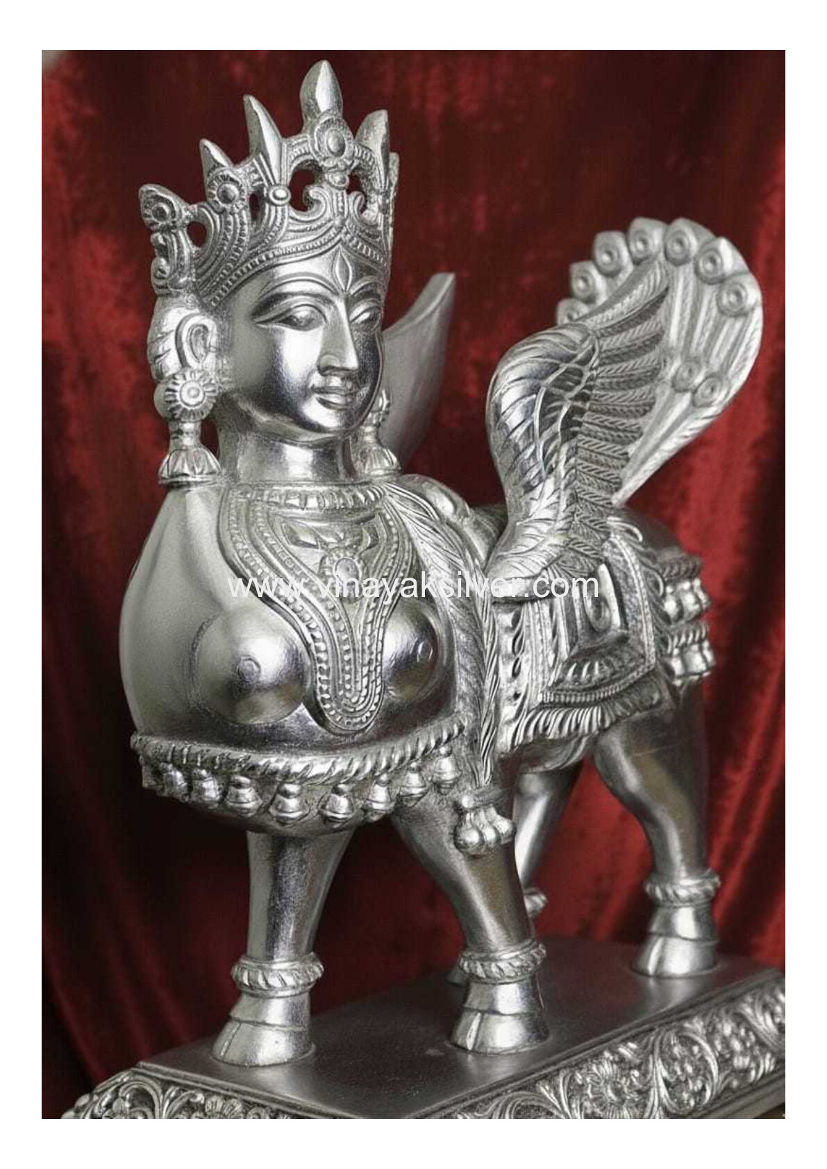 The Kamadhenu With Crown