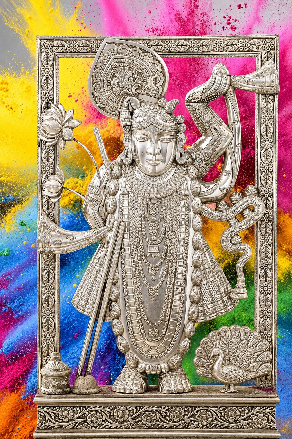 Shreenath Ji Open Background