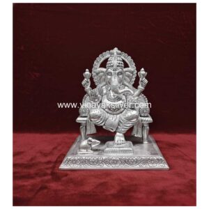 Ganesha On Majestic Throne
